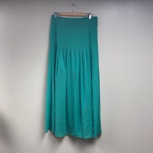 Long Green Skirt